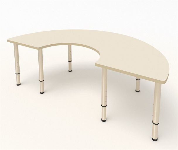 Детский стол Подкова бежевый, гр.0-3 - Вид 1
