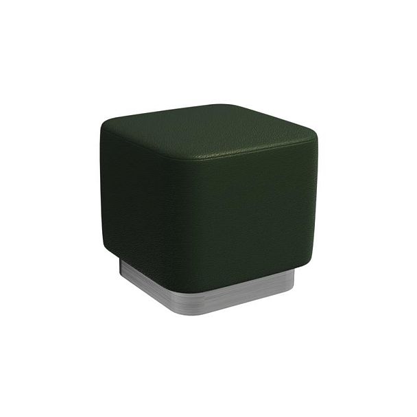 Vermont Пуфик PV-2 Latte Lux 412/Серебро 450*450*425 - Вид 1