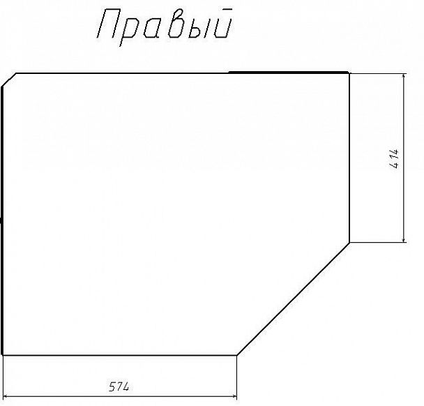 Шкаф платяной Фанк НМ 013.04-02 - Вид 3