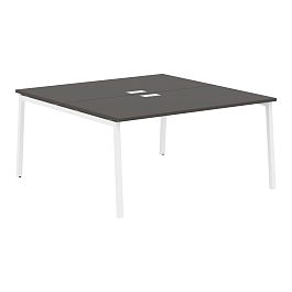 Стол 2-х местный ELWST 1516 Мокко/Белый 1560х1606х750 EDIS - Фото предпросмотра