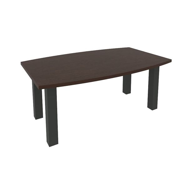 First Стол переговорный KPRG-2 Венге/Антрацит опоры 1800*1100*750 - Вид 1