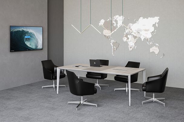 Тумба опорная Atlas 800x900x630 обвязка BT, фасады BT, левая - Вид 22