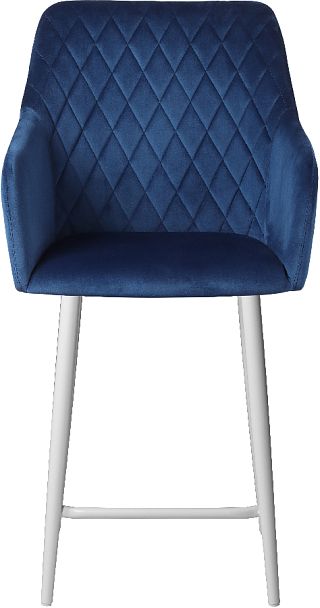 Комплект полубарных поворотных кресел Барли К, Confetti blue/белый, 2 шт. - Вид 3