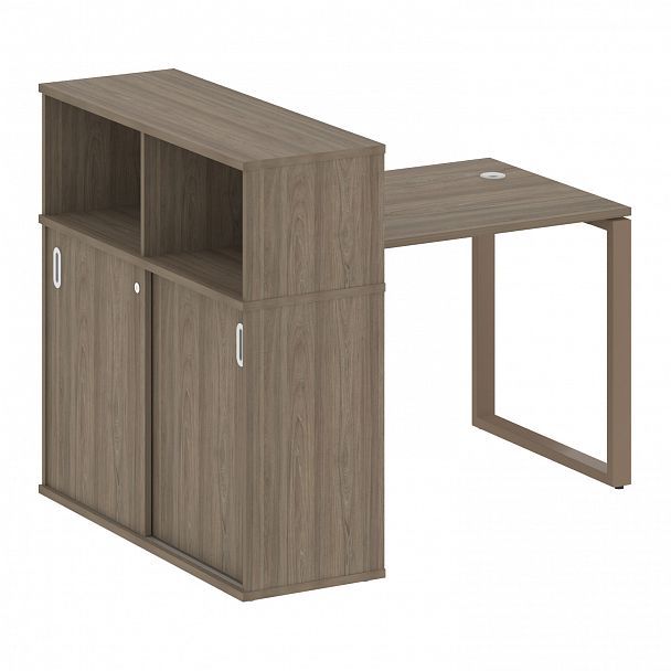 Рабочая станция "Metal System" БО.РС-СШК-3.1 вяз/мокко - Вид 1