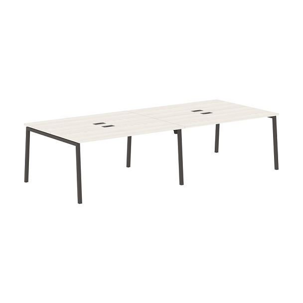 Стол 4-х местный ELWST 3113 Ясень Траун/Мокко 3126х1346х750 EDIS - Вид 1