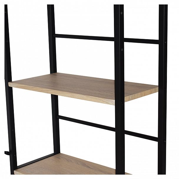 Стол на металлокаркасе BRABIX "LOFT CD-005",1200х520х1200 мм, 3 полки, цвет дуб натуральный, 641223 - Вид 8