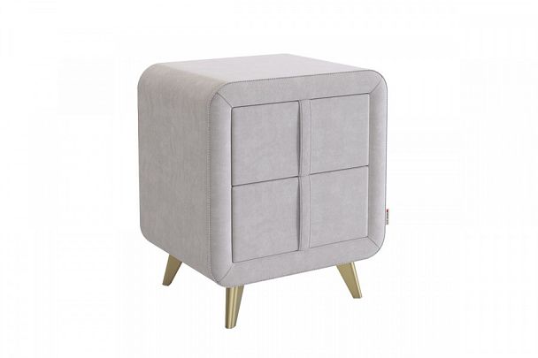 Тумба прикроватная Софи 2 TM-001.2.2173 галька (велюр) - Вид 1