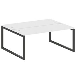 Metal System Quattro Р. ст. на О-образном м/к 50БО.РАС-СП-2.5 Белый/Антрацит металл 1800*1475*750 - Фото предпросмотра