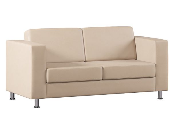 Диван Everprof Felix двухместный XL Экокожа Бежевый - Вид 1