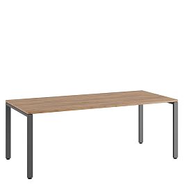 Стол руководителя Tess 200x90x75 дуб крафт золотой - Фото предпросмотра