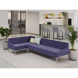 (ble-d3p1) Диванная секция Блейк тройная с одним подлокотником - Фото предпросмотра