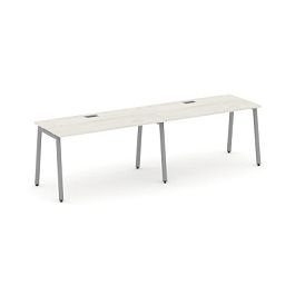 Стайл Проджект Рабочая станция 1 сторон. SN-4A.ORS-002 Дуб Наварра/Металл Серый 2360*600*750 - Фото предпросмотра