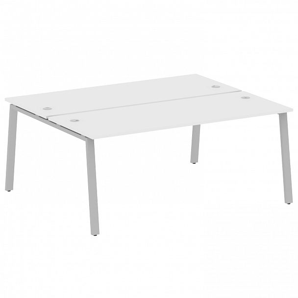 Рабочая станция "Metal System" БА.РАС-СП-2.5 белый/серый - Вид 1