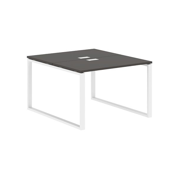 Стол 2-х местный EQWST 1113 Мокко/Белый 1160х1346х750 EDIS - Вид 1