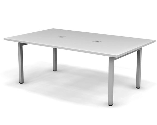 EUROPE/ЕВРОПА RE022-198х100 Прямоугольный конференц-стол 1980x1000x750 Белый - Вид 1