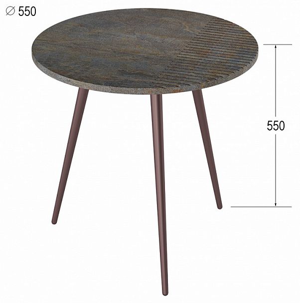 Стол журнальный Рикон Страйп - Вид 6