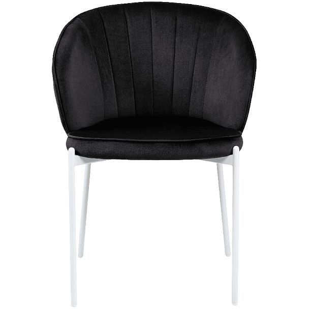 Комплект кухонных стульев Миэль черный велюр/белый, 4 шт. - Вид 2
