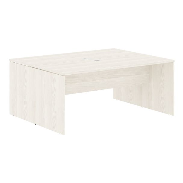 Стол двойной ED2ST 1767 Ясень Траун/Белый 1760х1346х750 EDIS - Вид 1