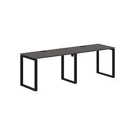 Стол 2-х местный EQWST 2367 Мокко/Черный 2326х670х750 EDIS - Фото предпросмотра