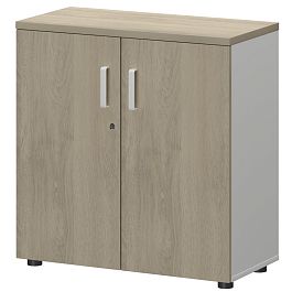 Шкаф СМШ-28Д Тип2 Белый/Кронберг 792x380x836 Смарт - Фото предпросмотра