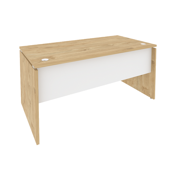 Onix Стол письменный O.SP-4.8 Тиквуд светлый/Белый бриллиант 1580*800*750 - Вид 1