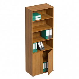 Шкаф для документов полузакрытый "Формула" ФР 371 вяз светлый - Фото предпросмотра