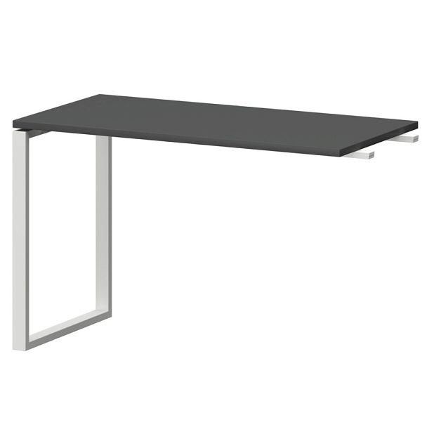 Бриф-приставка СМБ25-О-12.Пр25 Графит/Белый 1200x600x750 Смарт - Вид 1