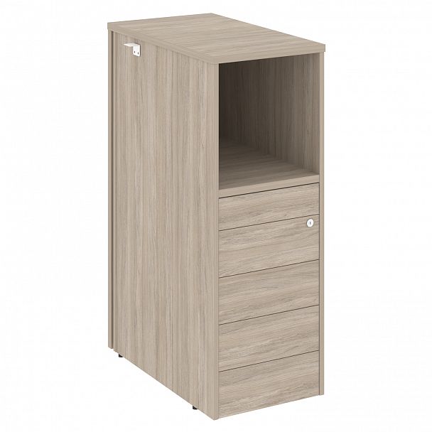 Тумба 5 ящиков TIP-ON завершающая "Onix" O.R-TV-5TIP дуб аттик - Вид 3