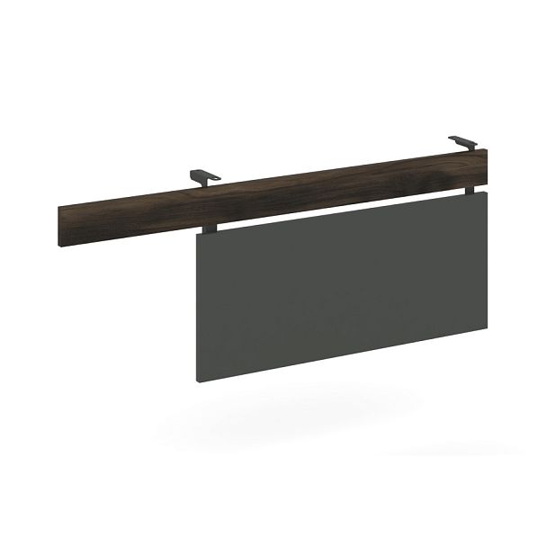 Concept Царга стола с опорной тумбой CN.CST-002 Дуб Мали/Антрацит/Металл Антрацит 1030*18*458 - Вид 1