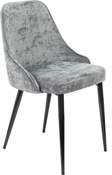 Стул для дома Бюрократ CH-K3 серый Light 19 металл черный на ножках (CH-K3_1/LT19) - Вид 1