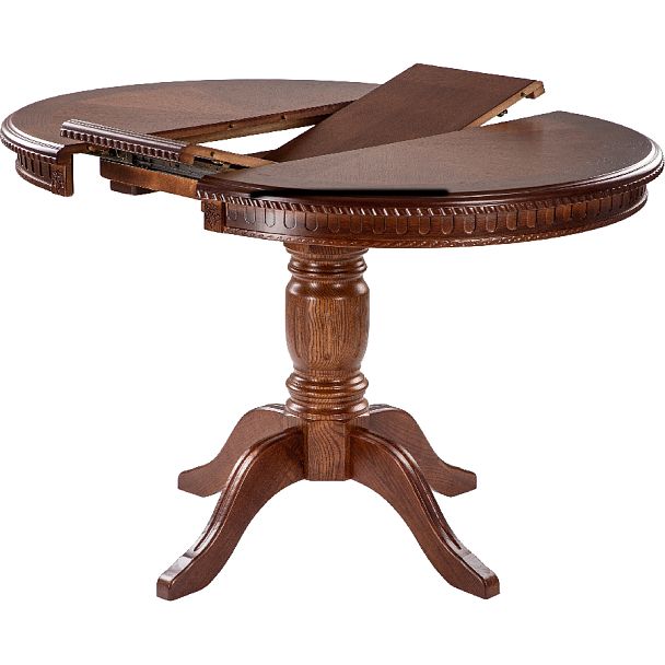 Стол деревянный раскладной Лорель D90 Миланский орех - Вид 5