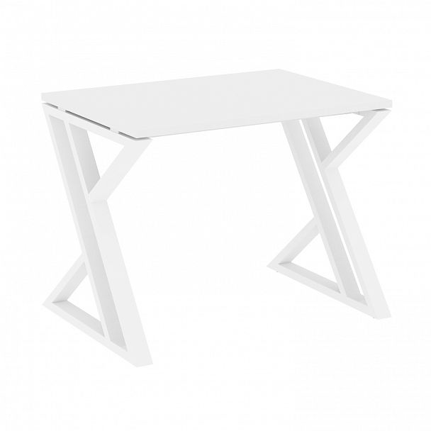Стол рабочий "Loft" VR.L-SRZ-1.7 белый бриллиант/белый - Вид 1