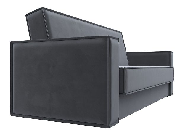 Диван-книжка Куба Велюр серый - Вид 3