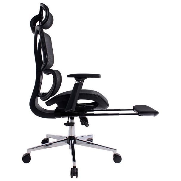 Кресло BRABIX PREMIUM "Evolution ER-700", подножка, слайдер, синхромеханизм, сетка, черное, 532947 - Вид 9