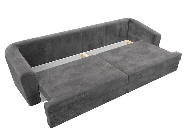 Диван прямой Милтон Велюр серый - Вид 8