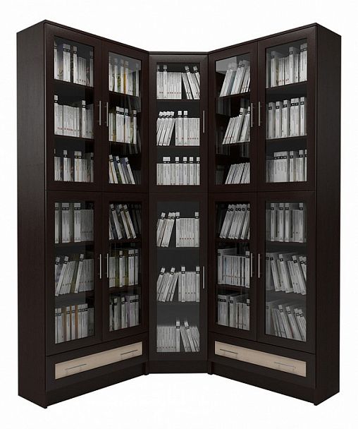 Шкаф книжный Мебелайн-31 - Вид 1