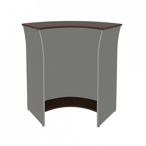 Стойка угловая "Riva" А.РС-5 ХДФ венге/металлик - Вид 1