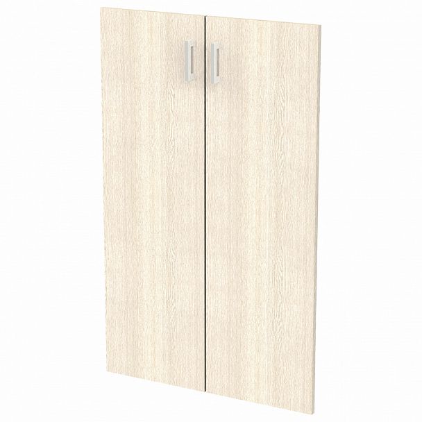 Дверь ЛДСП средняя "Арго", КОМПЛЕКТ 2 шт., 355х18х1150 мм, ясень шимо, А-604 - Вид 2