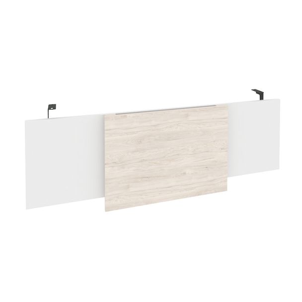 Onix Direct Царга стола руководителя O.M-CSR-4 Белый бриллиант/Денвер светлый/Антрацит металл 1340*450*54 - Вид 1