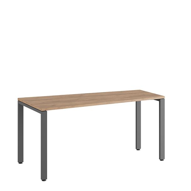 Стол трапеция левый Tess 160x80x75 дуб крафт золотой - Вид 1