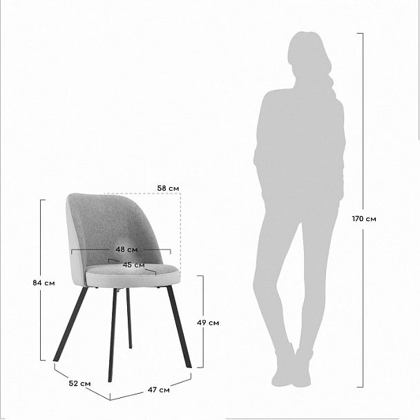 Кресло Praga бежево-серый - Вид 7