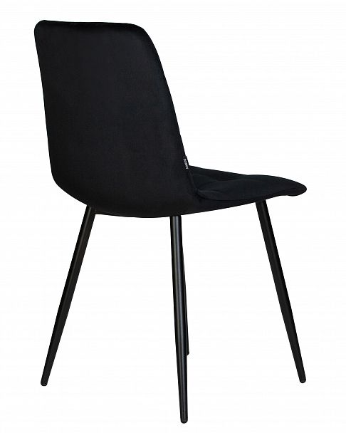 Стул обеденный DOBRIN CHILLY (Черный Holland 75, основание черное) - Вид 4