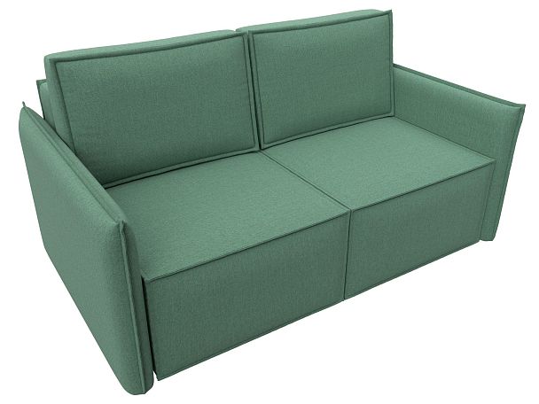 Диван прямой Либерти мини Рогожка зеленый - Вид 5