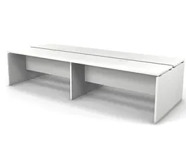 EUROPE/ЕВРОПА RE014-316х123 Двухсторонняя станция 3160x1230x750 Белый - Фото предпросмотра