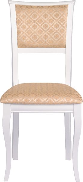 Комплект деревянных стульев с мягким сиденьем Камир Белый/Бежевый жаккард, 3 шт. - Вид 2