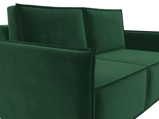 Диван прямой Либерти мини Велюр зеленый - Вид 4