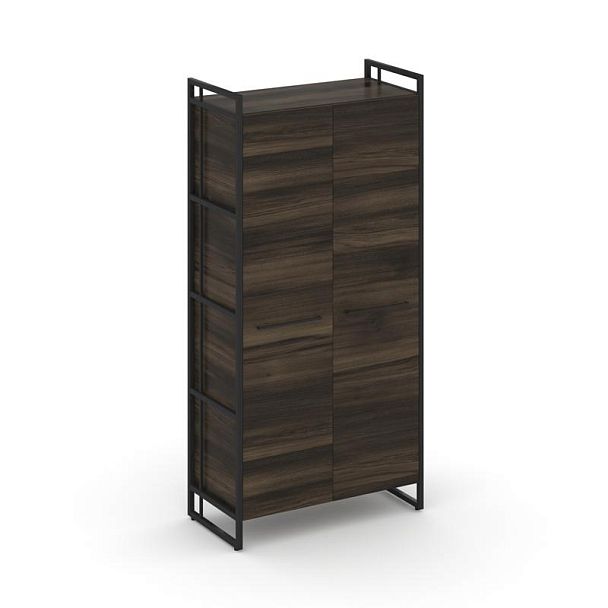 Rift Шкаф 4 ниши широкий RF.SS-41 Дуб Мали/Металл Черный 798*396*1648 - Вид 1