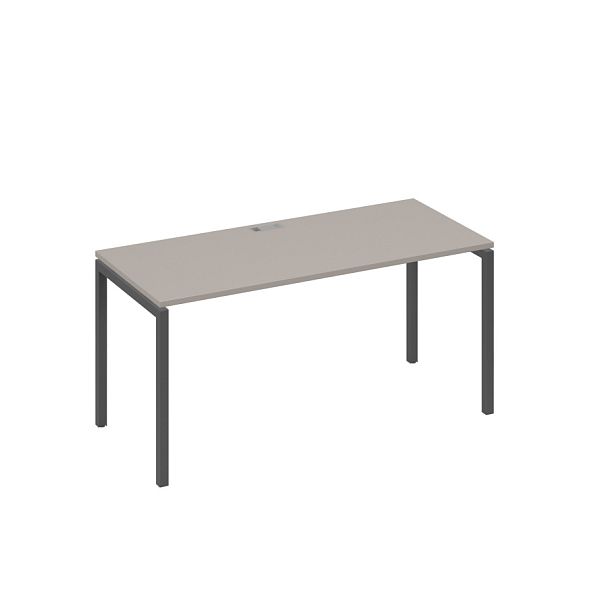 Стол письменный на металлокаркасе DUE A4 А4 С2 015 БП мокко премиум / металлокаркас антрацит - Вид 1