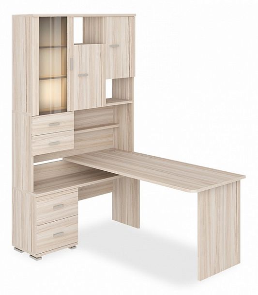 Стол компьютерный Домино СР-620-160 Карамель левый - Вид 1