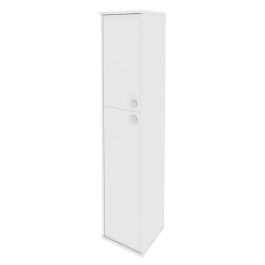 Style Шкаф высокий узкий левый Л.СУ-1.8 (L) Белый 412*410*1980 - Фото предпросмотра